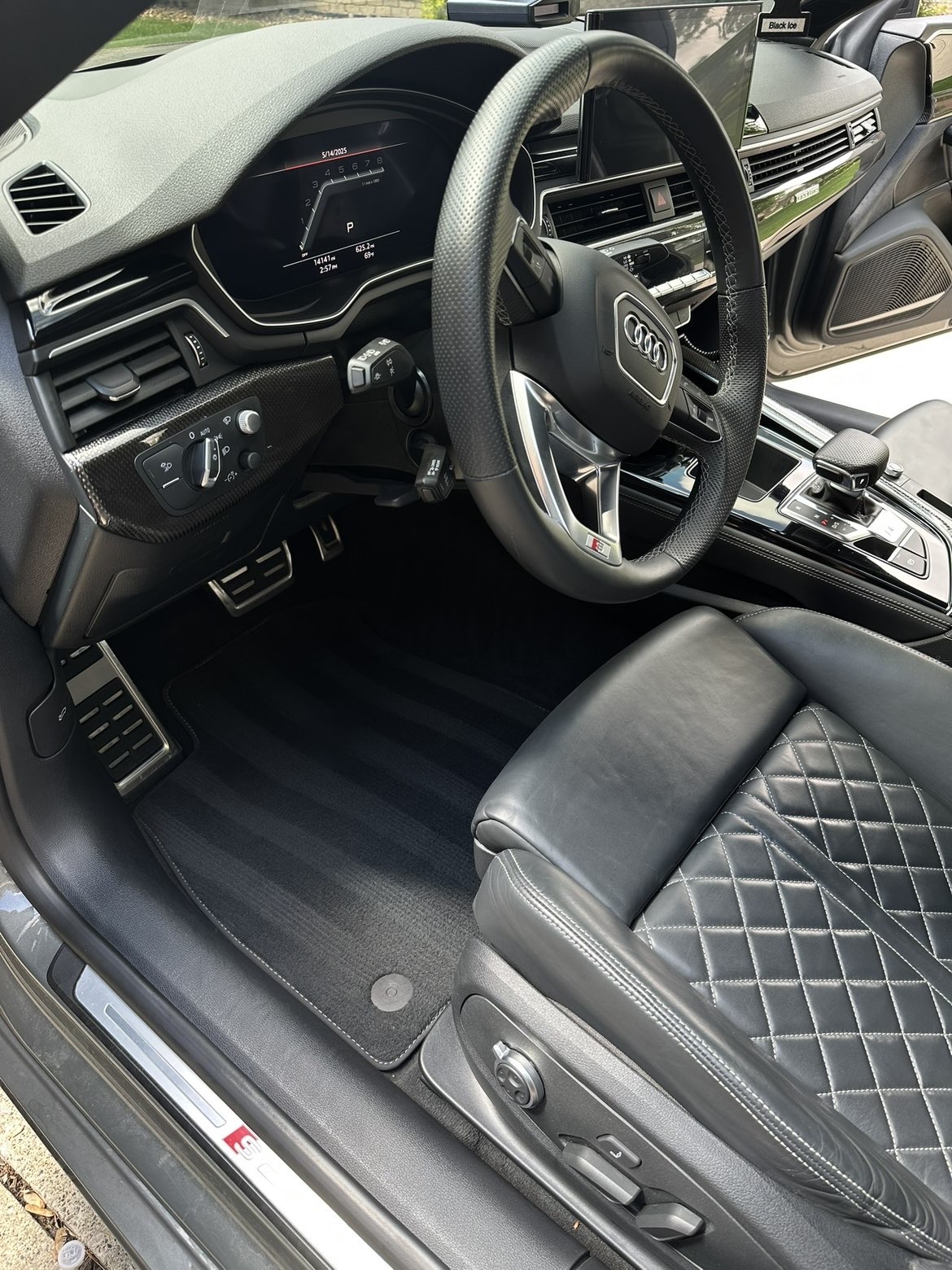 Car interior after detail